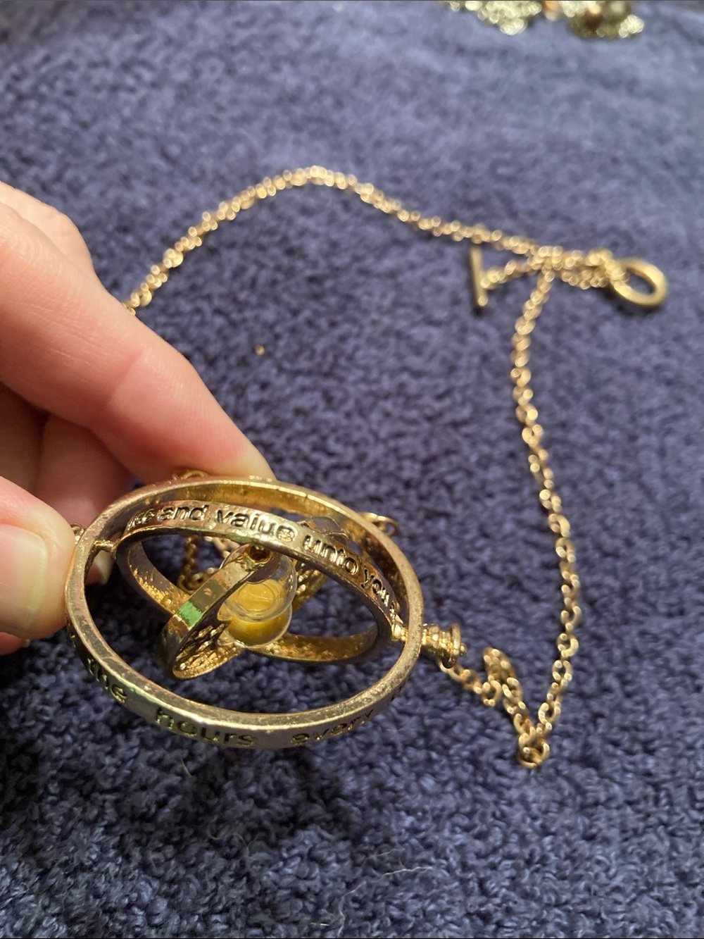 Harry Potter Hourglass Pendant Necklace